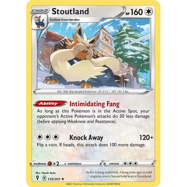 pokemon stoutland card
