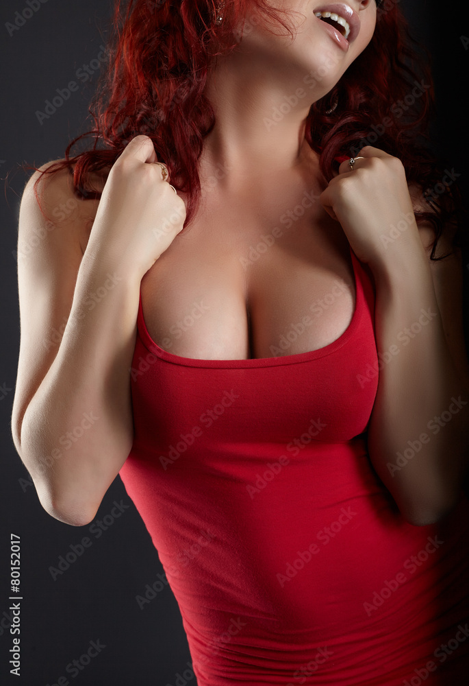 red head busty
