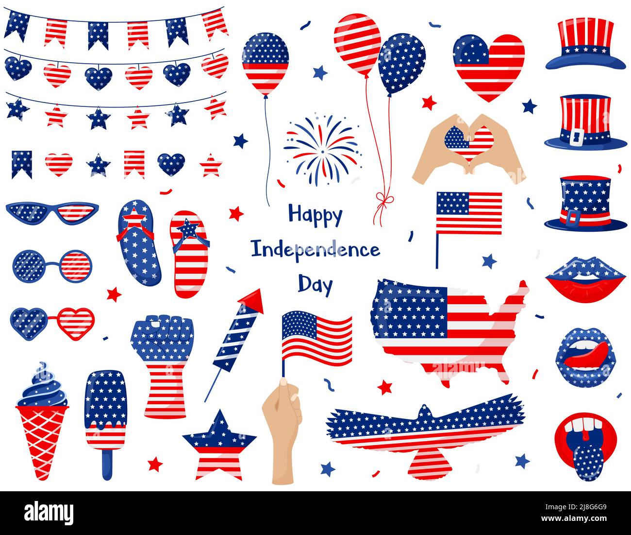 4th of july symbols