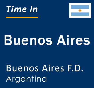 current time argentina buenos aires