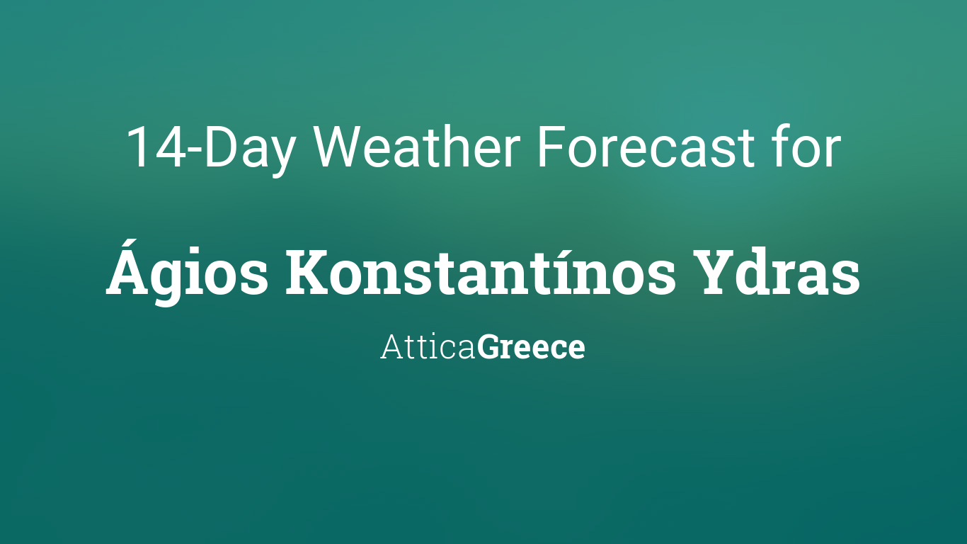 14 day weather athens greece