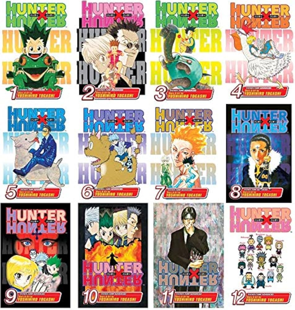 hunter x hunter manga books