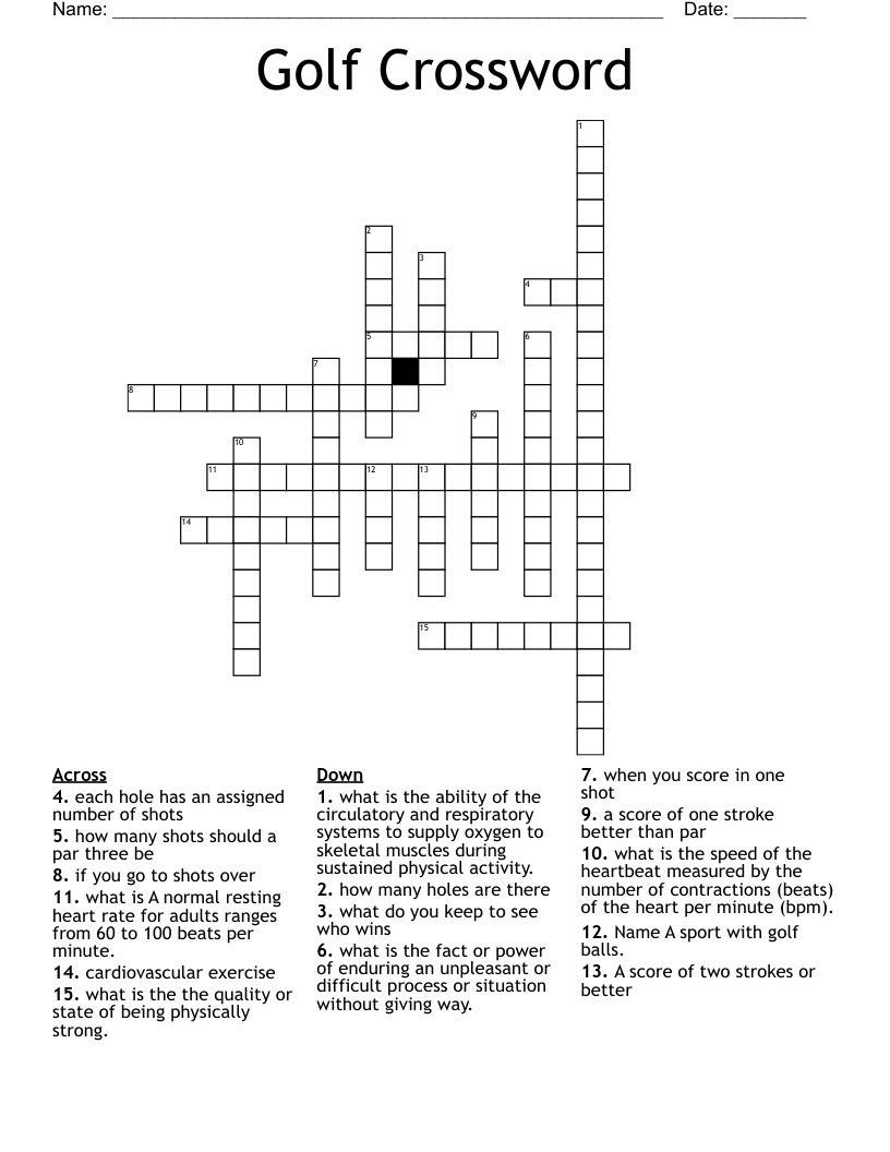 spectators at a golf match crossword