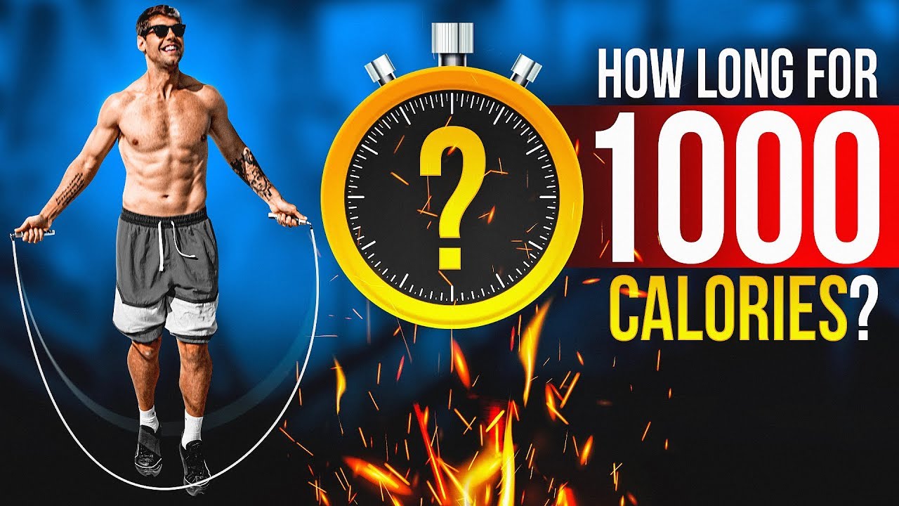 1000 rope jumps calories