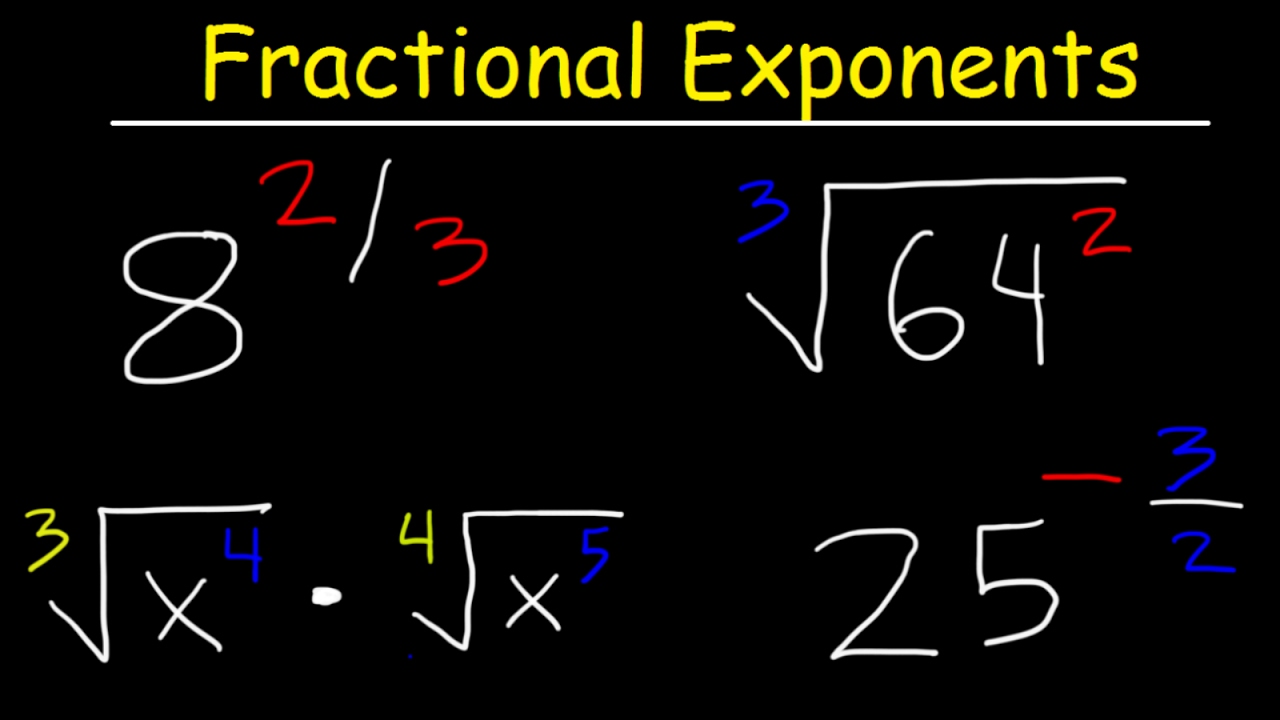 what does a fraction exponent mean