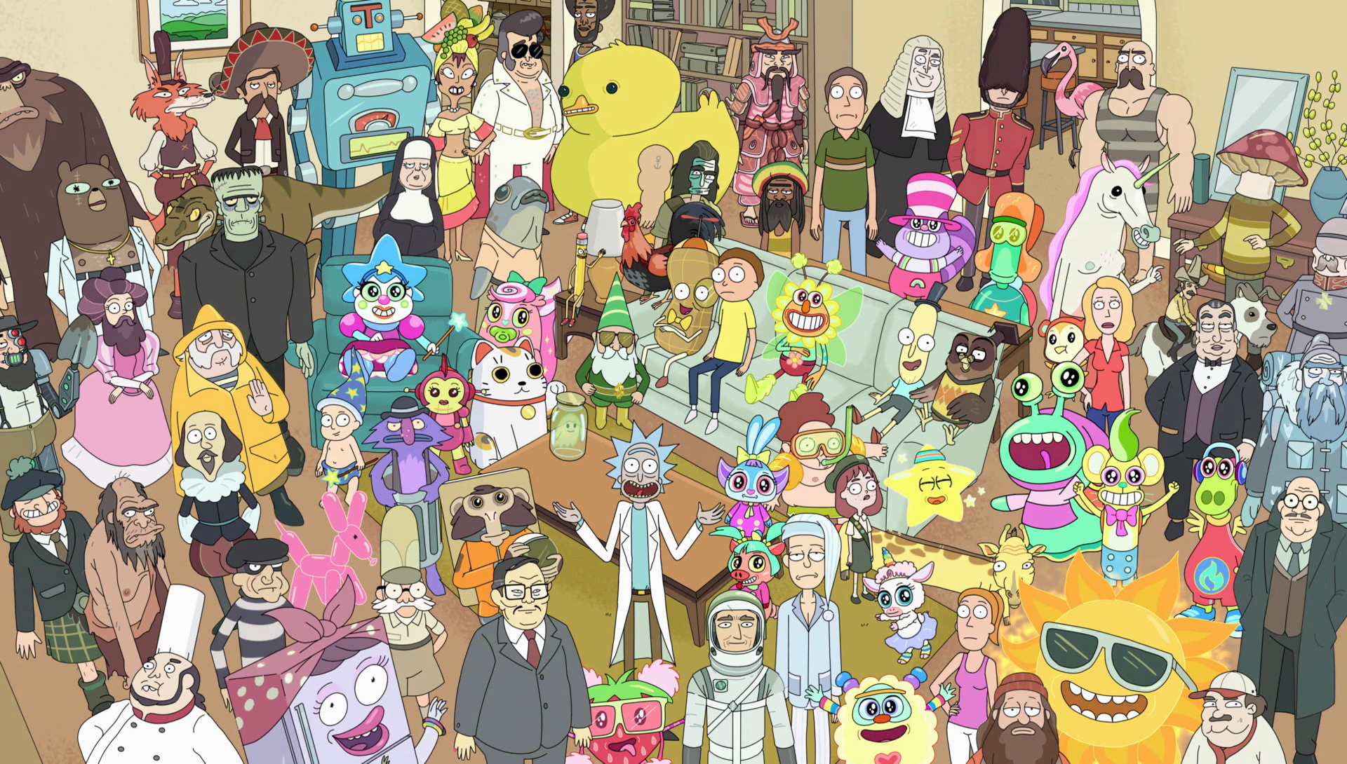 rick and morty party episode