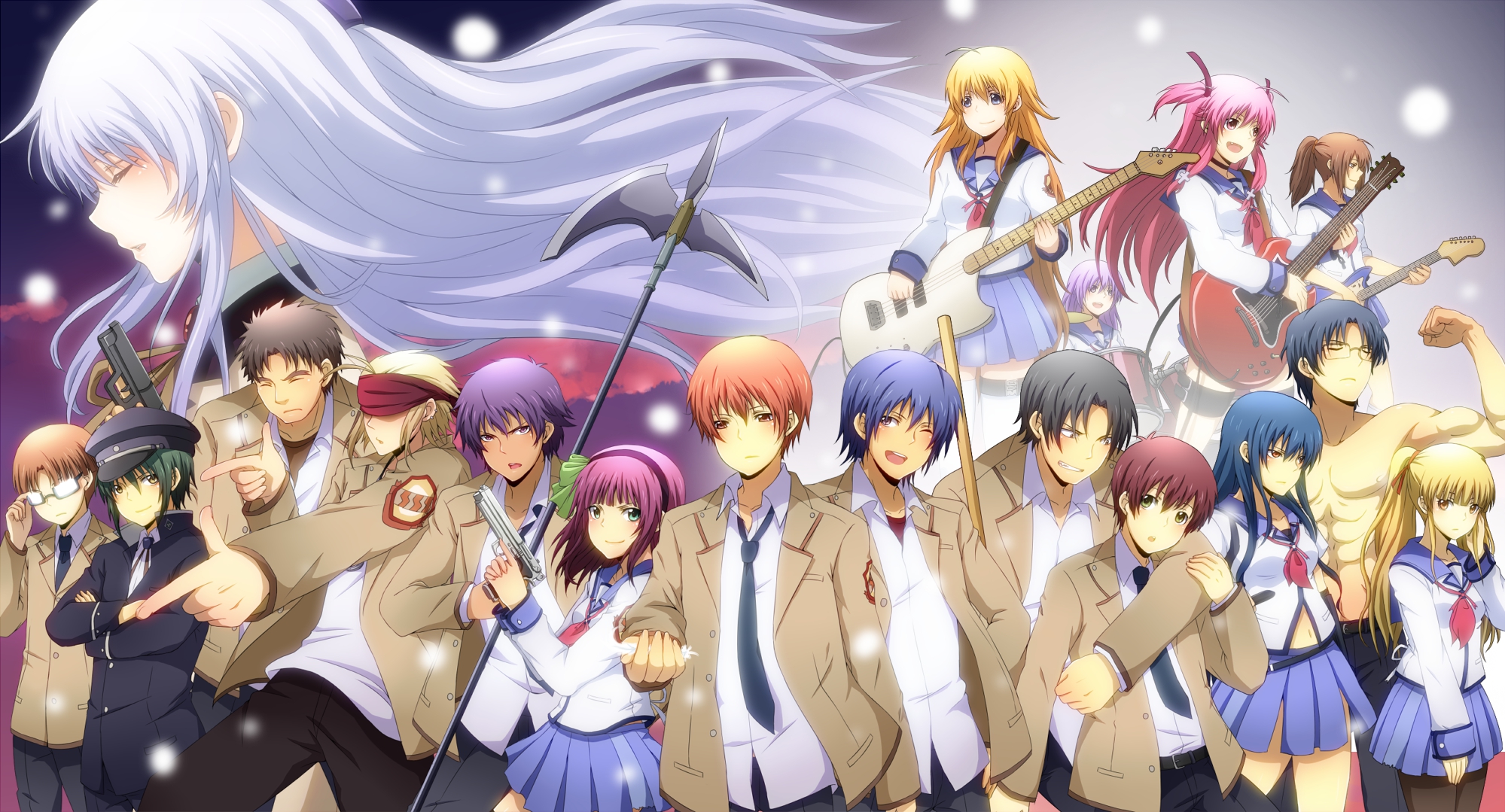 angel beats wallpaper