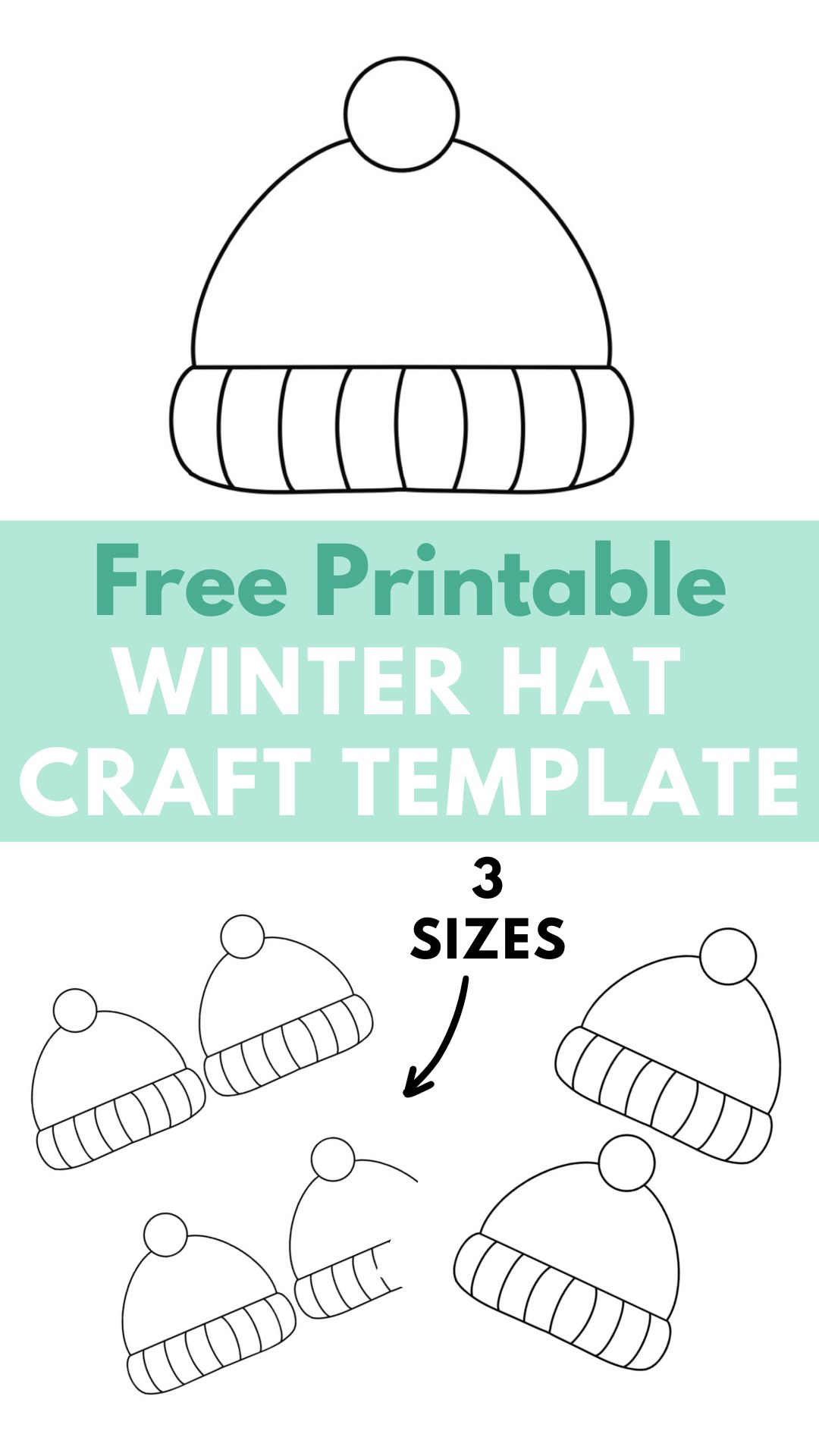 printable winter hat