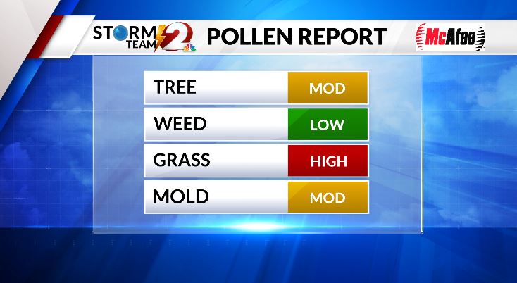 pollen count today cincinnati