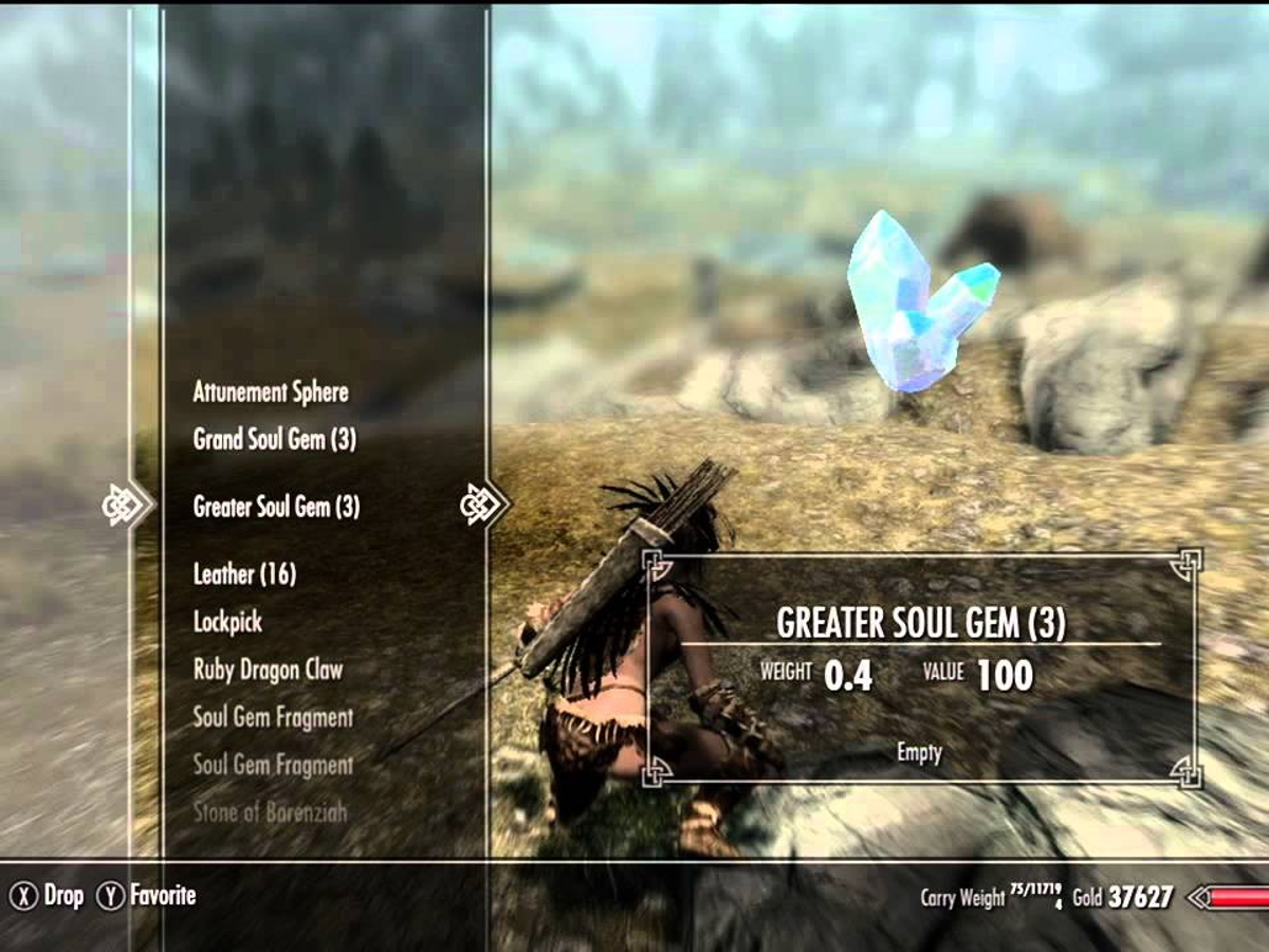 skyrim greater soul gem