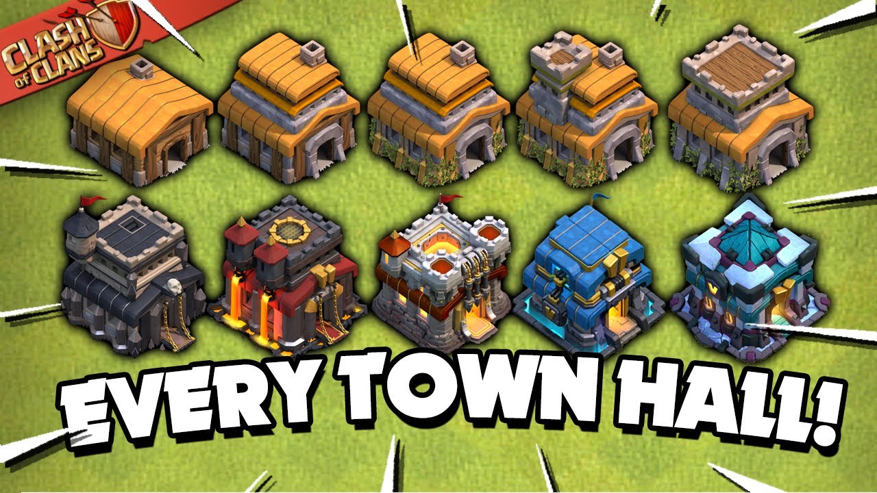 clash of clans town hall level