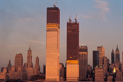 world trade center twin towers construction