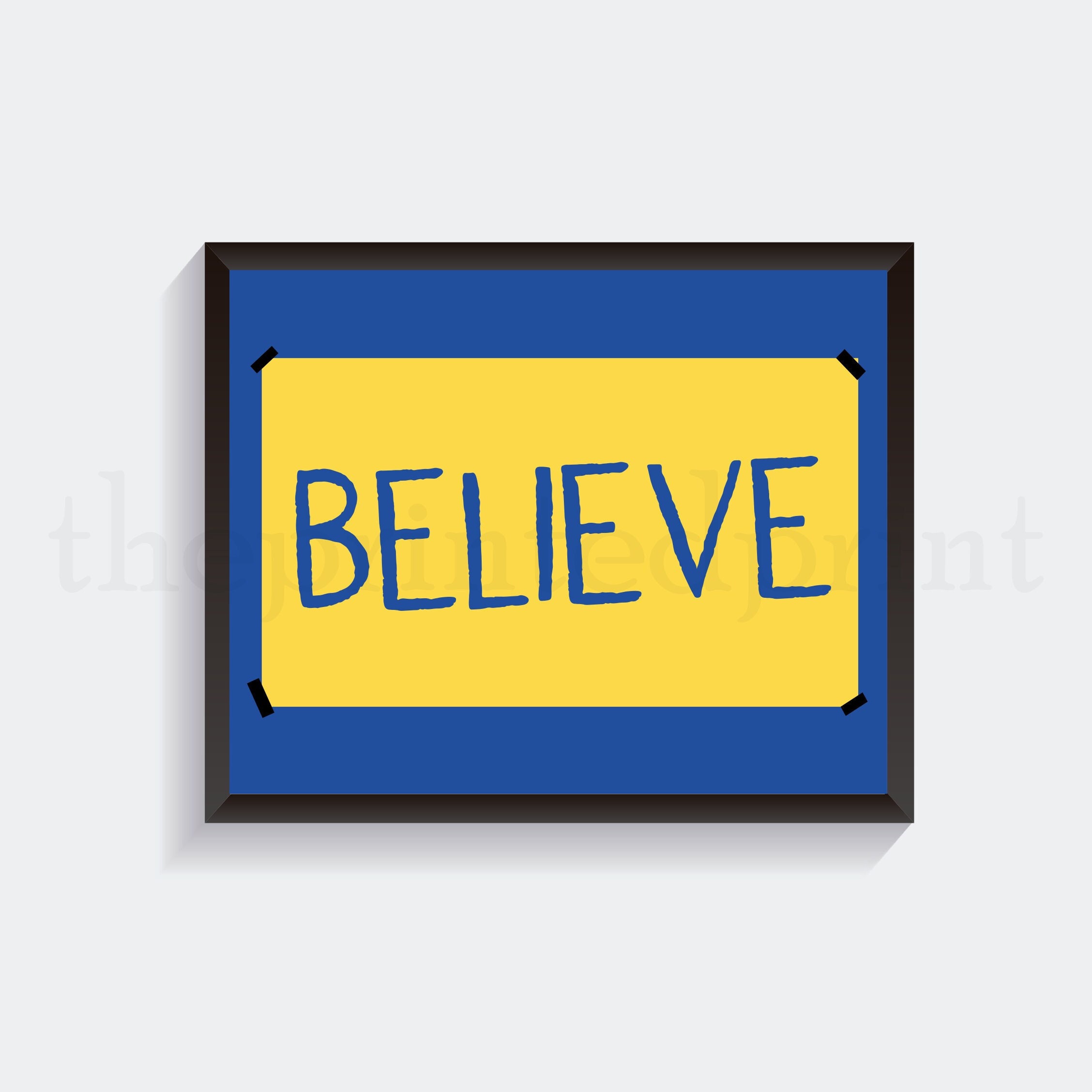 believe ted lasso sign