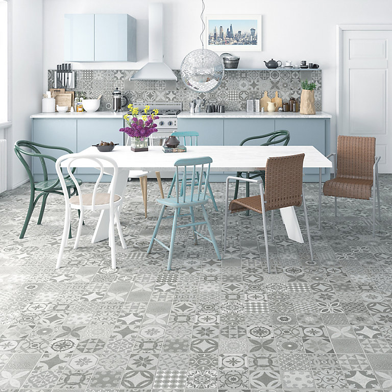 b&q kitchen flooring tiles