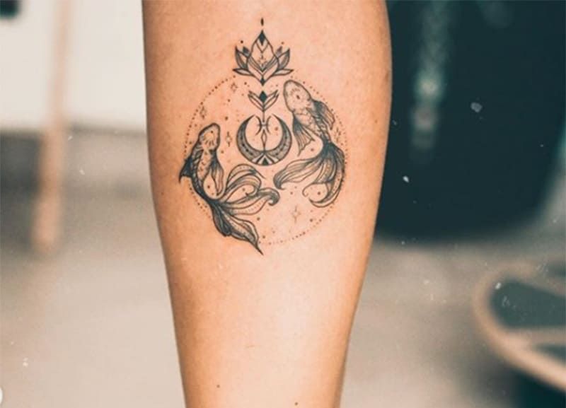 pisces tattoos for females