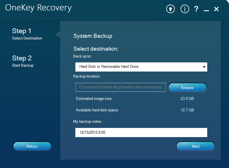 recovery lenovo pc