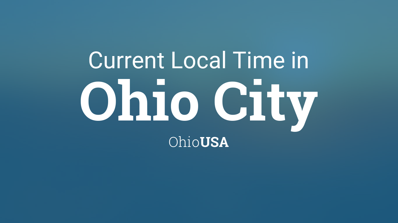 what is the time now in ohio