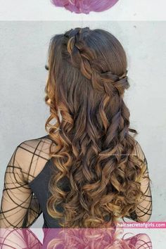 ideas de peinados cabello suelto