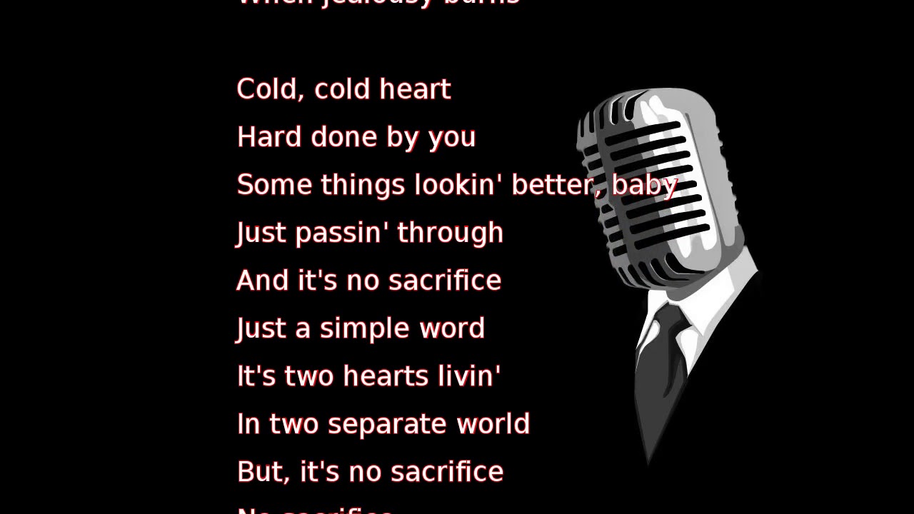 lyrics for sacrifice