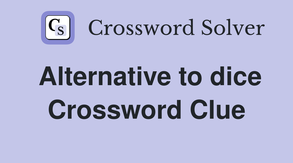 dice throw crossword clue