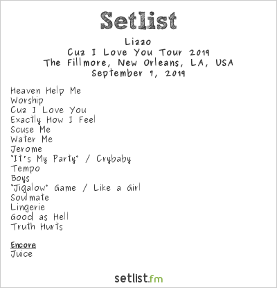 lizzo setlist 2023