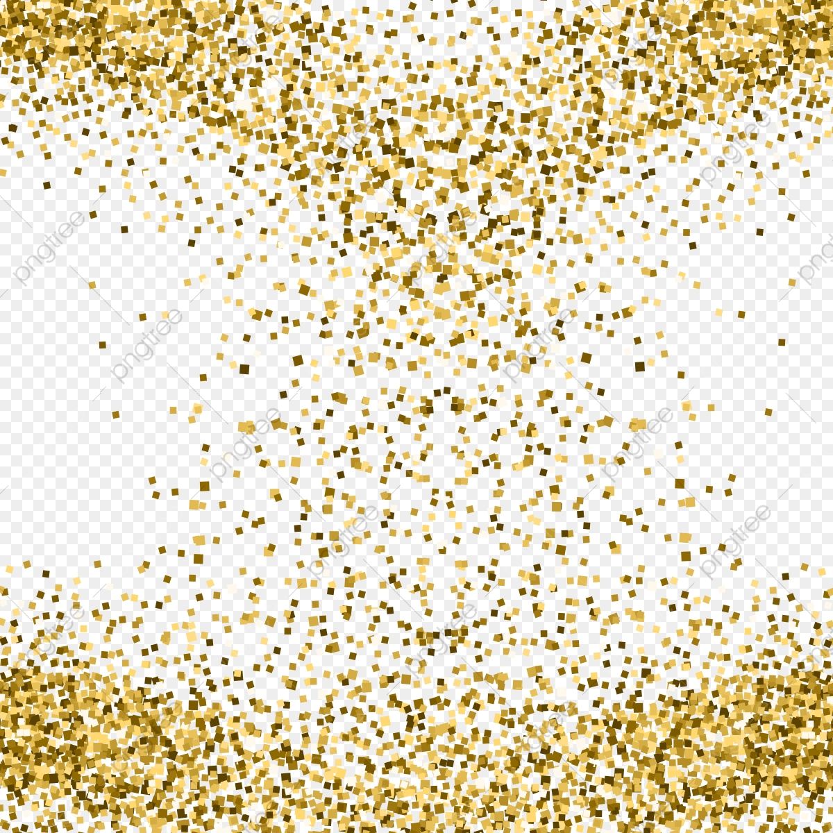 falling gold glitter png