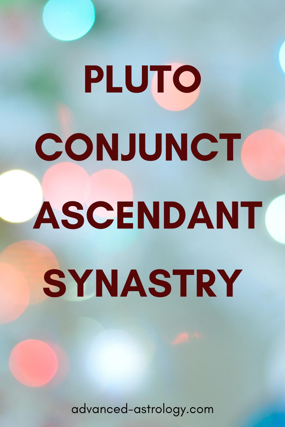 pluto conjunct descendant synastry