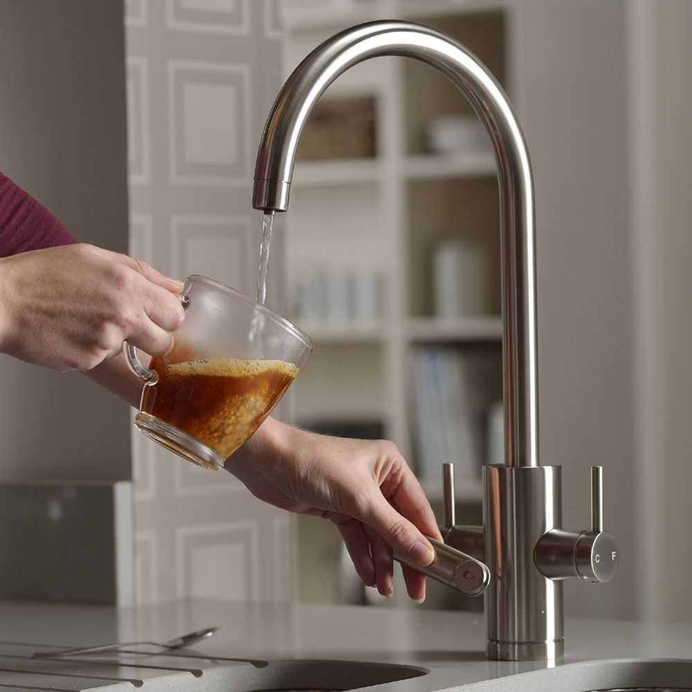 abode hot water tap