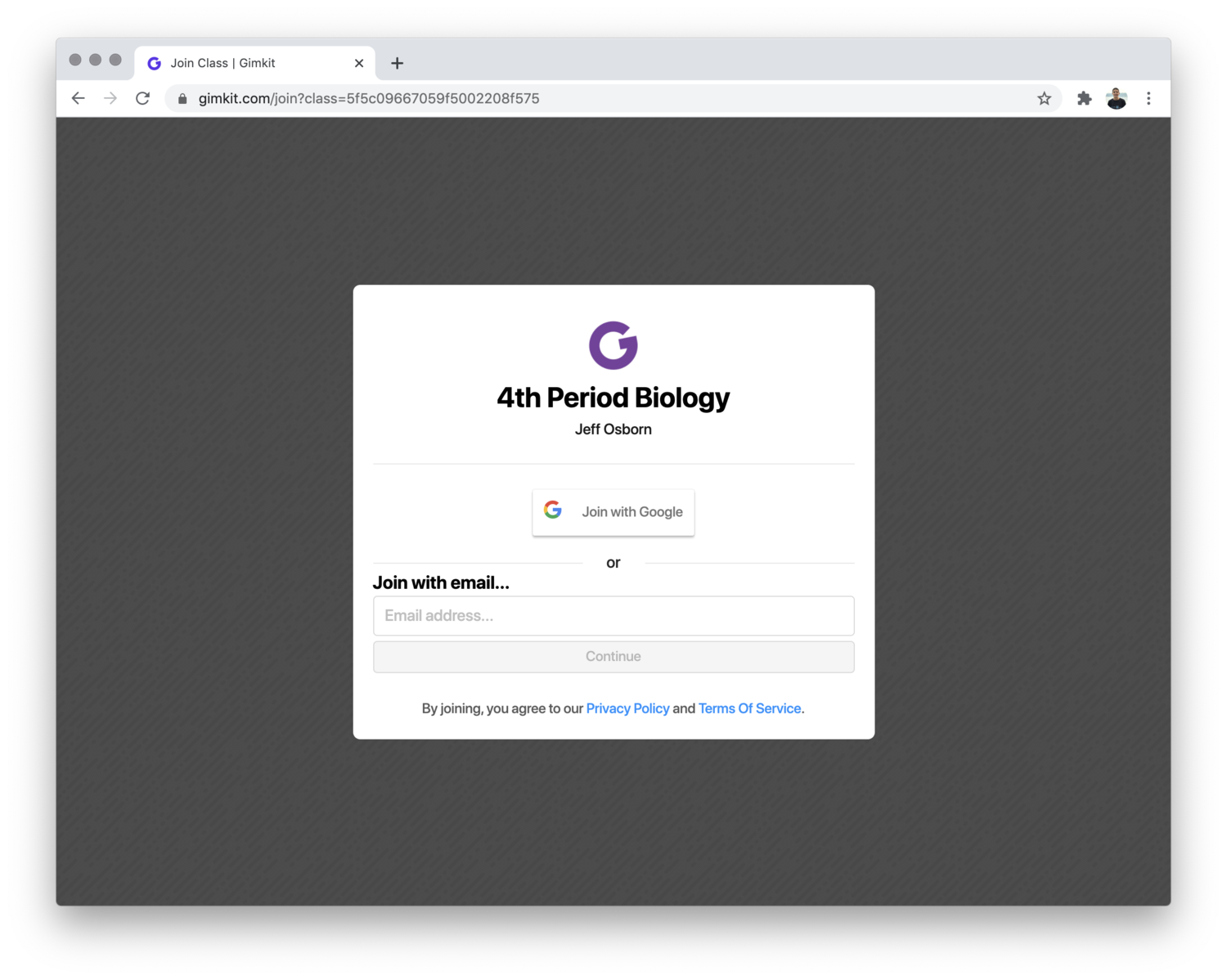 gimkit join