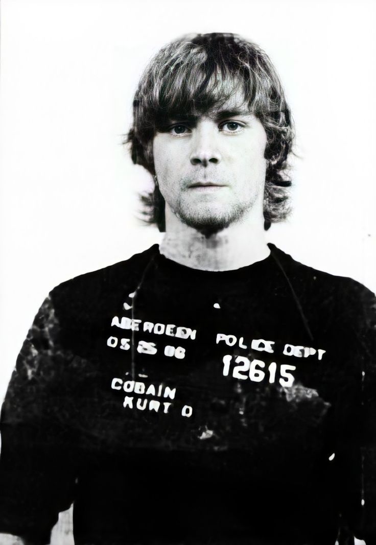 kurt cobain mugshot