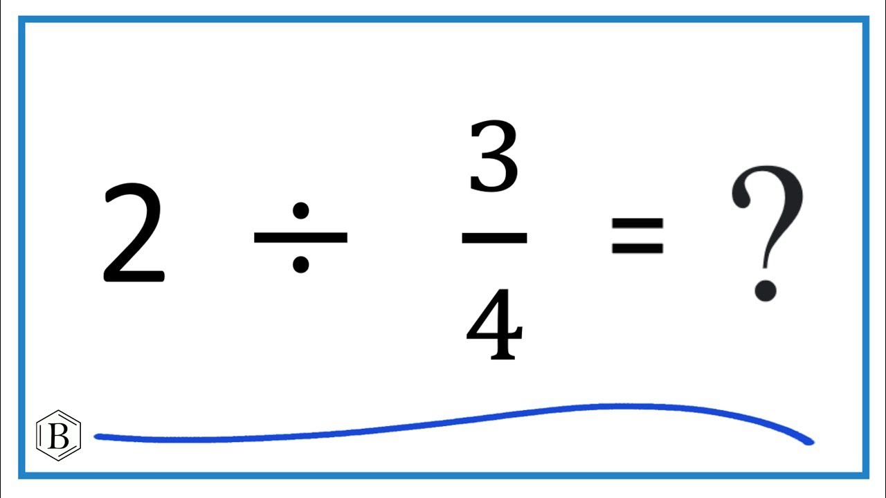 3/4 inch divided by 2