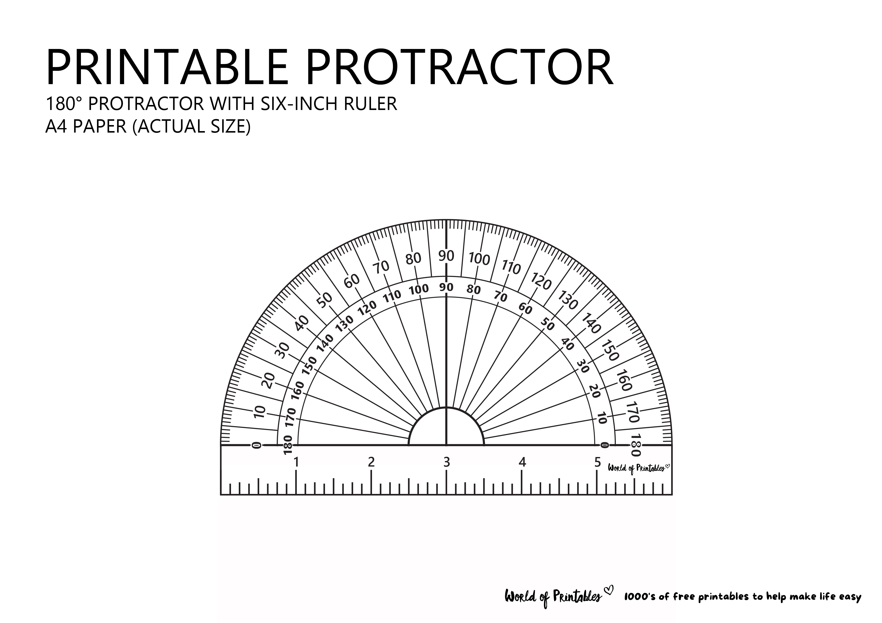 protractors to print