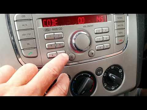 stereo code ford focus