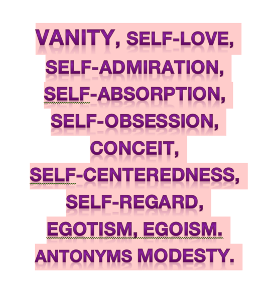 antonym for narcissism