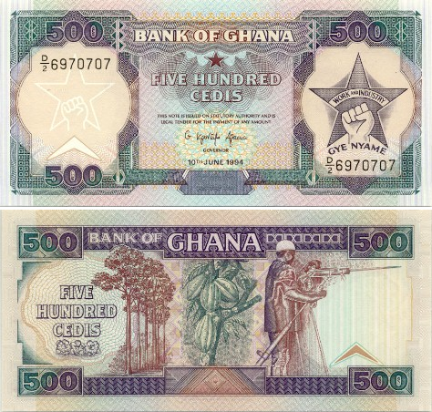 500 pounds into ghana cedis