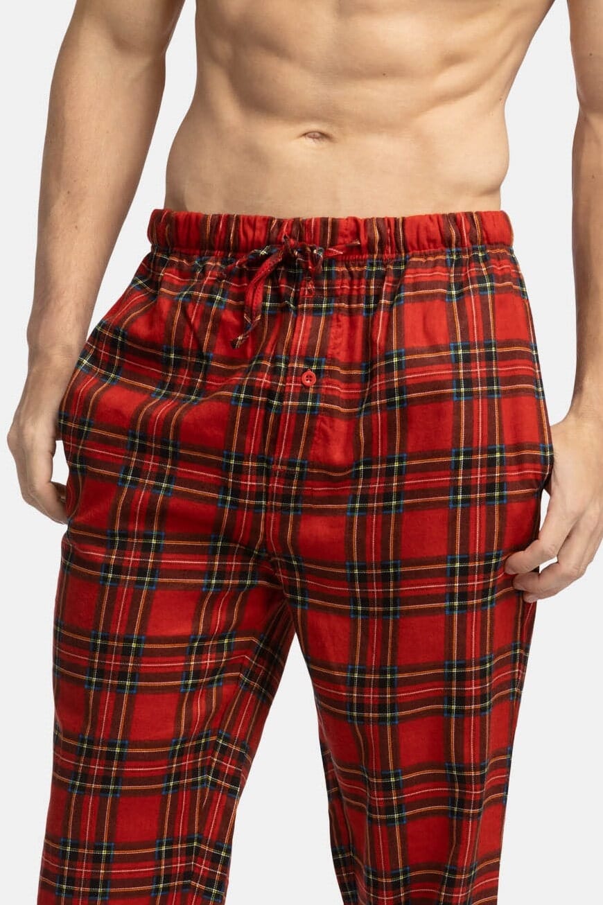 mens flannel pajama bottoms