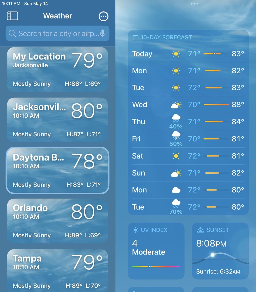 daytona beach weather 15 day forecast