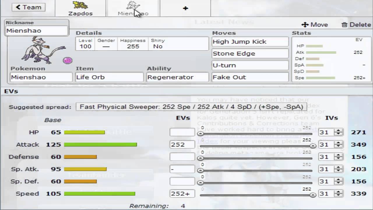 pokemon showdown teambuilder