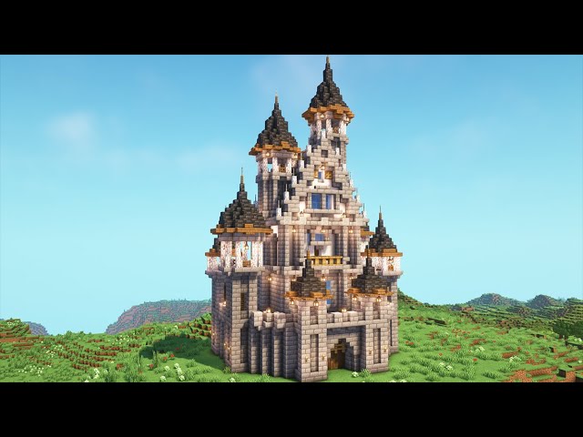 how to make a castle in minecraft