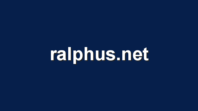 ralphus net