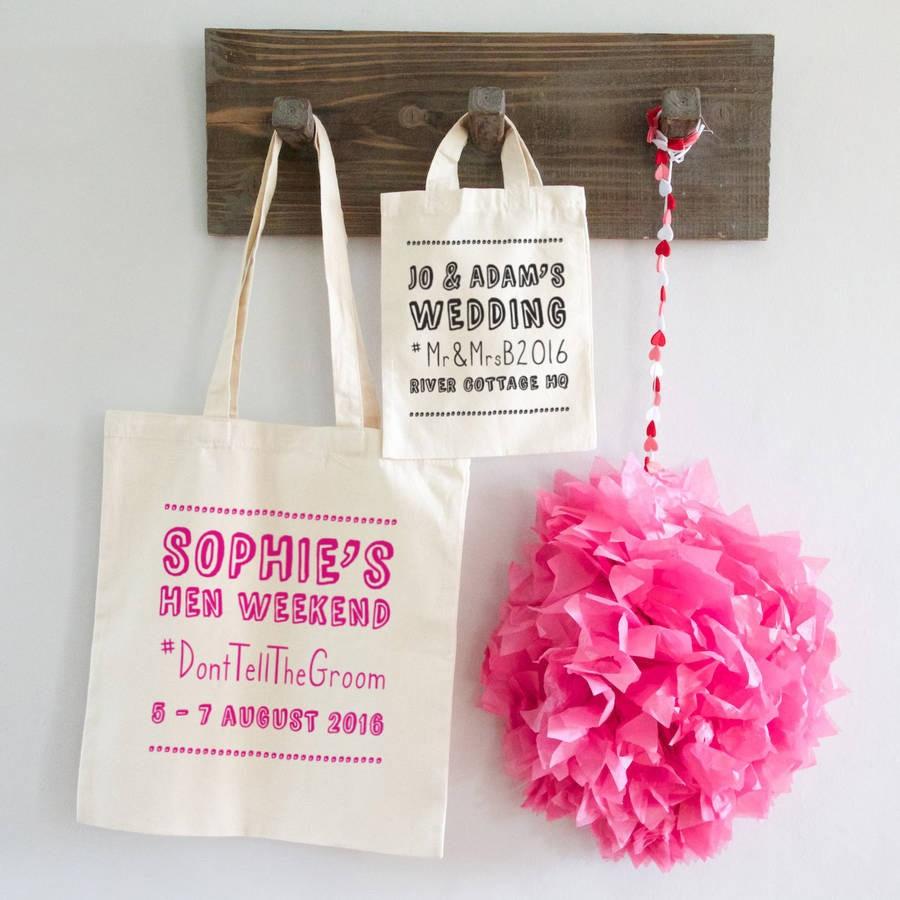 hen do goodie bag ideas