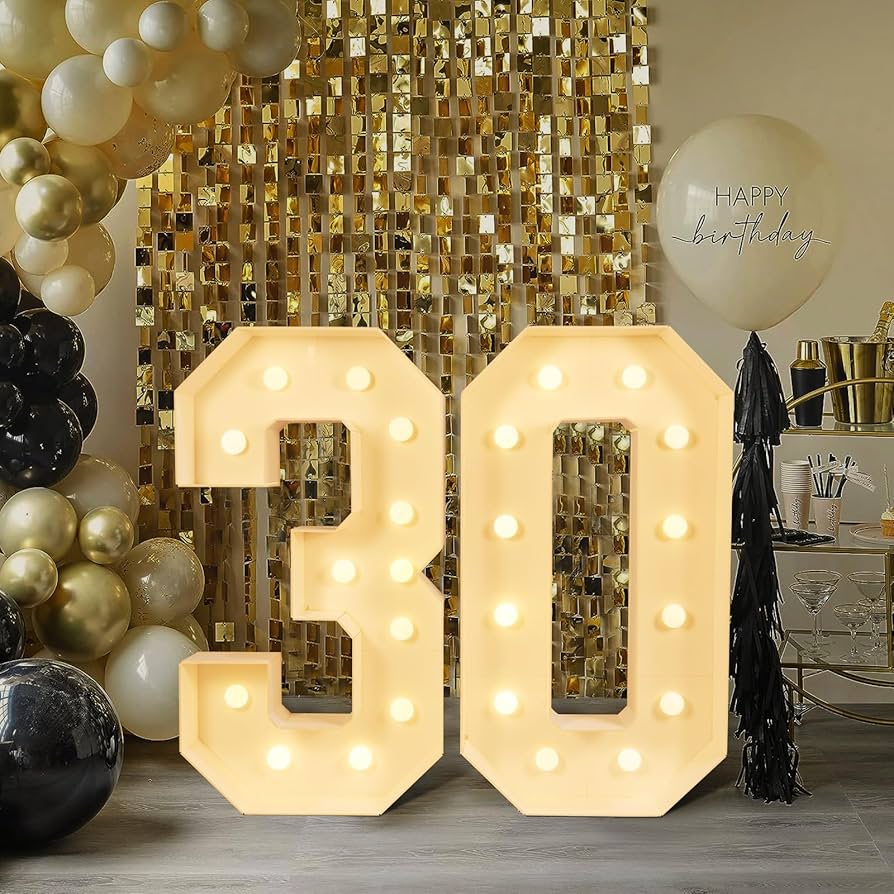 30th birthday party decorations