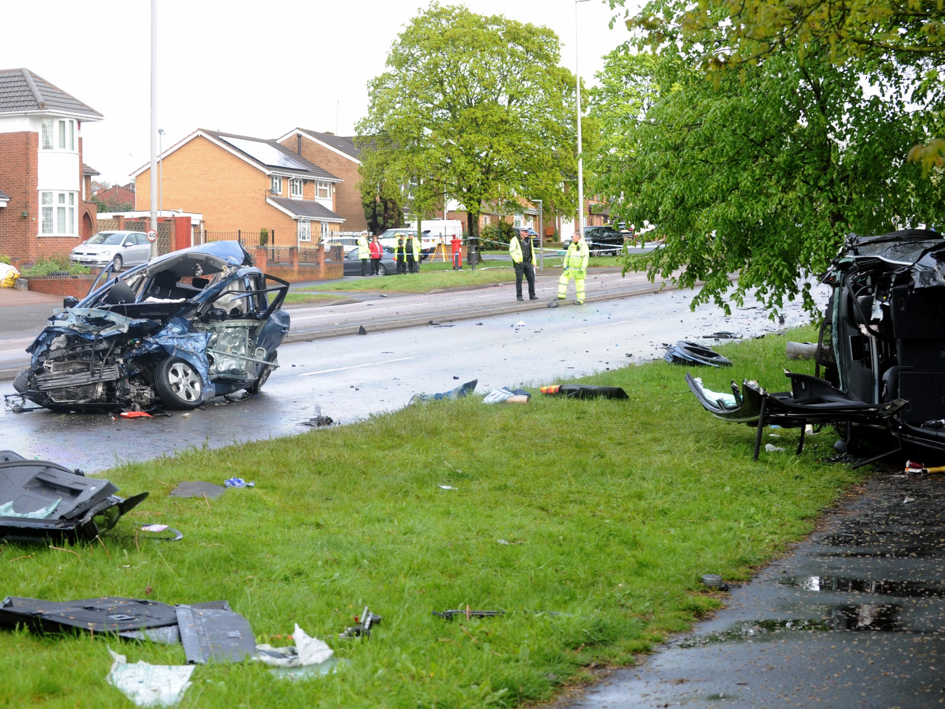 car crash oldbury