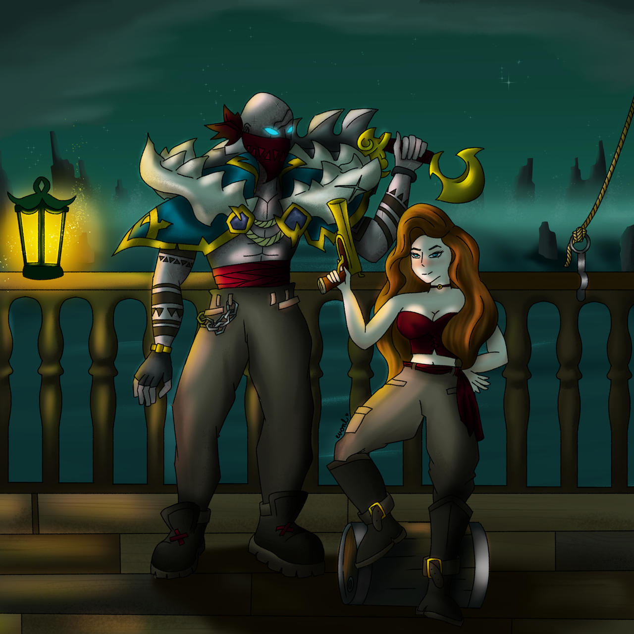 pyke x miss fortune