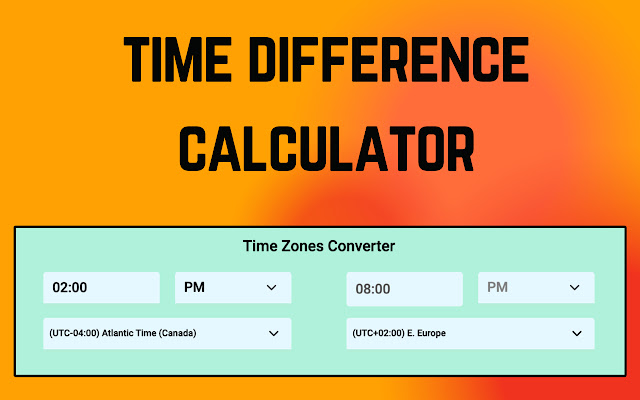 utc time zone converter