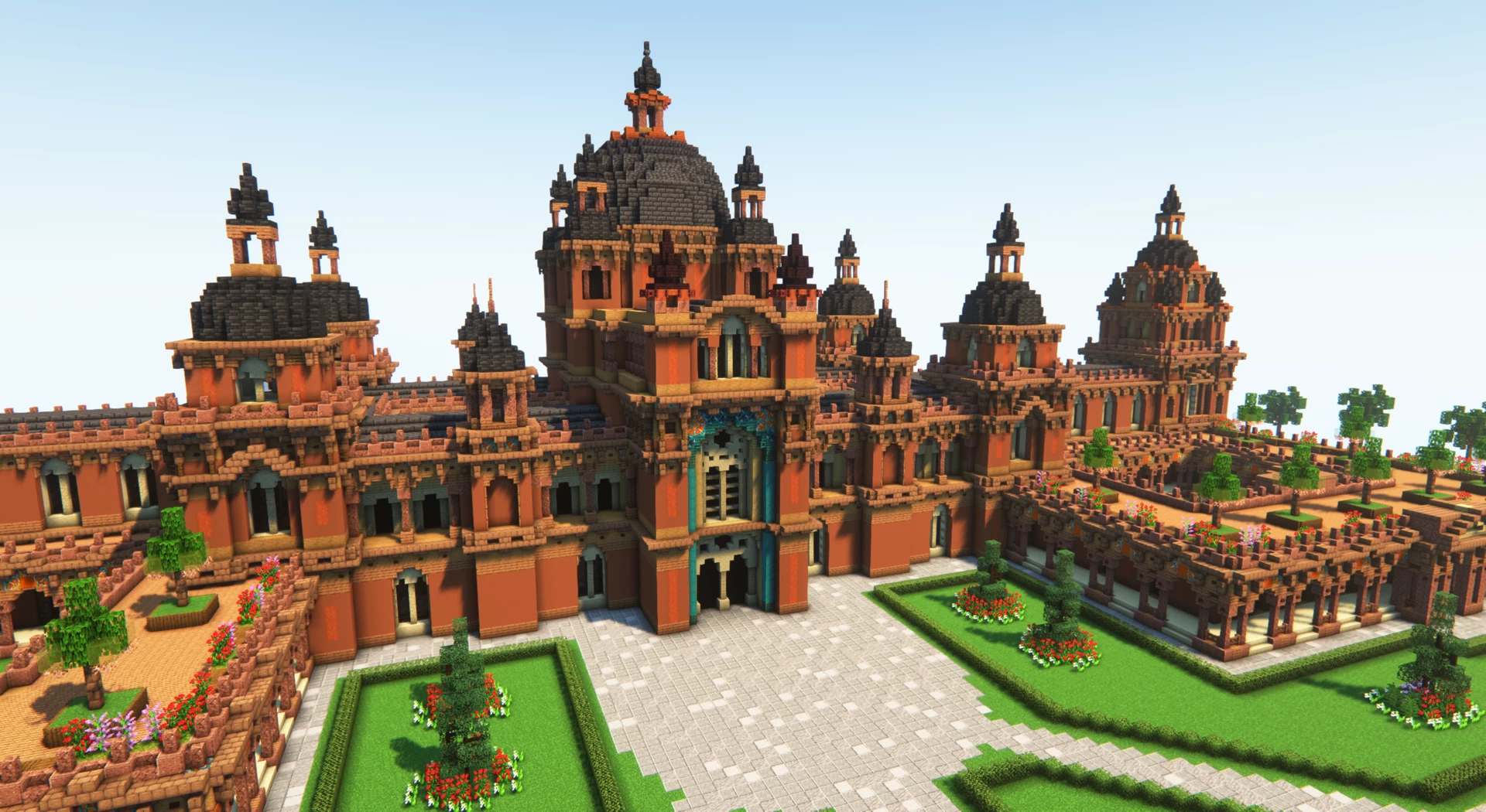 terracotta castle minecraft