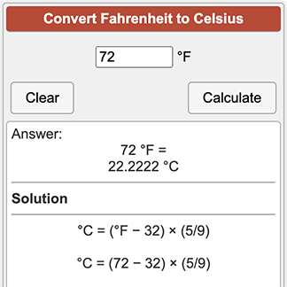 75 f into celsius