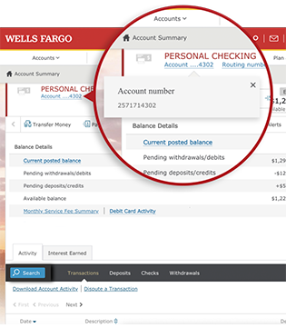 wells fargo routing number for nevada