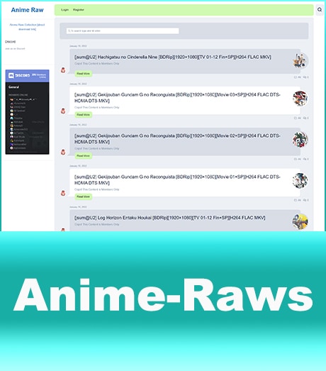 how to download raw anime