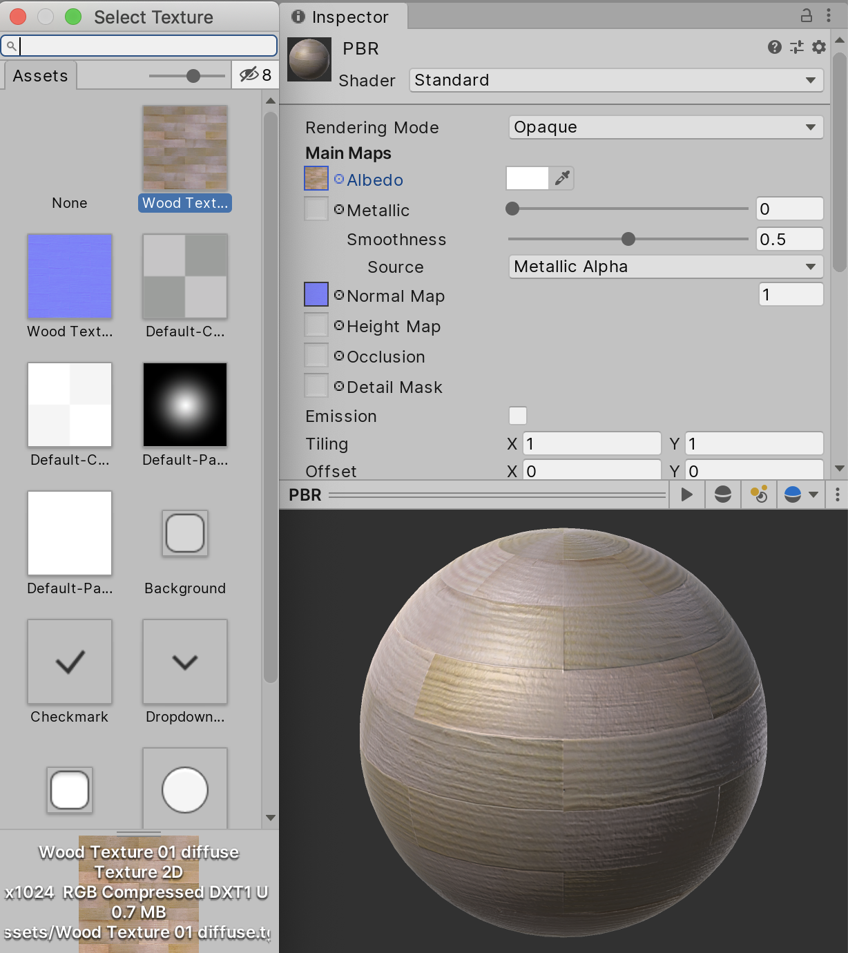 unity 3d materials